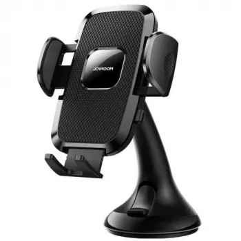 Suporte de telemóvel mecânico Joyroom JR-ZS259 universal para painel/para-brisas - preto