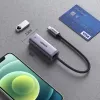 Adaptador UGREEN USB-C para RJ45 Gigabit Ethernet (cinzento) - 40322 CM483