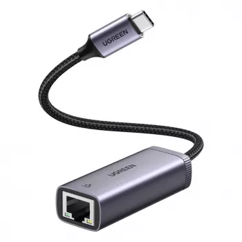 Adaptador UGREEN USB-C para RJ45 Gigabit Ethernet (cinzento) - 40322 CM483