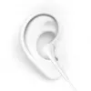 Auscultadores com fios in-ear Dudao X10S com microfone, jack 3,5 mm, cabo de 1,2 m, branco