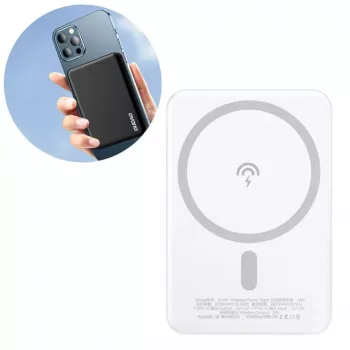 Dudao K14S Power Bank sem fios 5000mAh 10W Preto