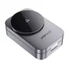 Estação de carregamento sem fios 3 em 1 ACEFAST E22 compatível com MagSafe - cinzento