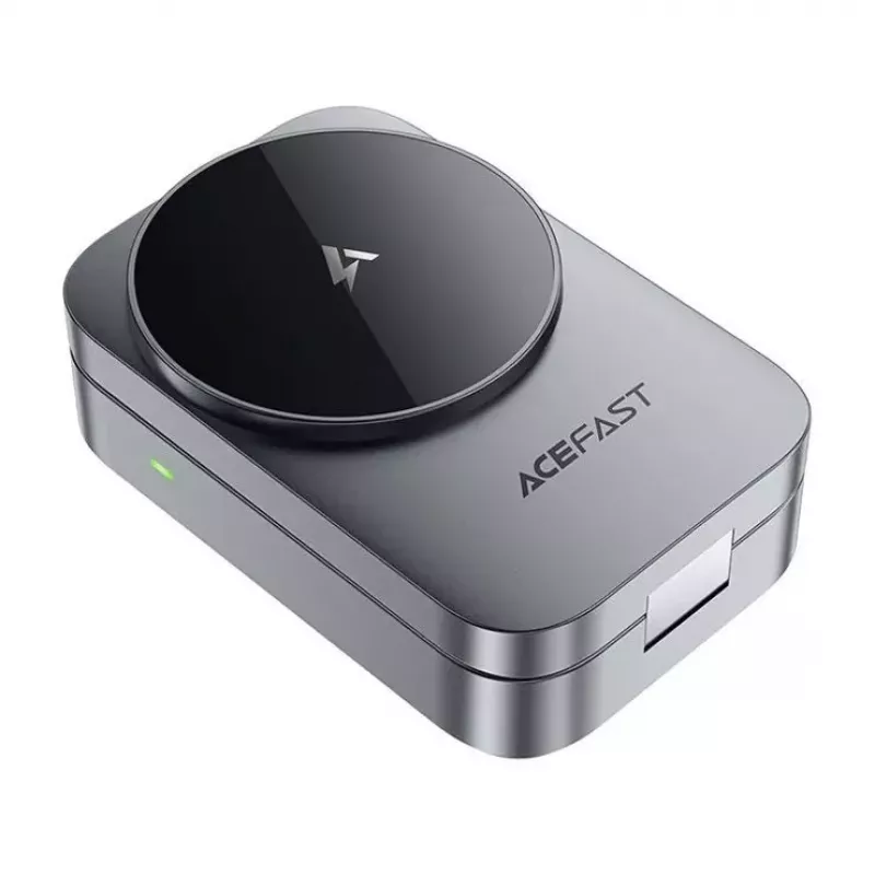 Estação de carregamento sem fios 3 em 1 ACEFAST E22 compatível com MagSafe - cinzento