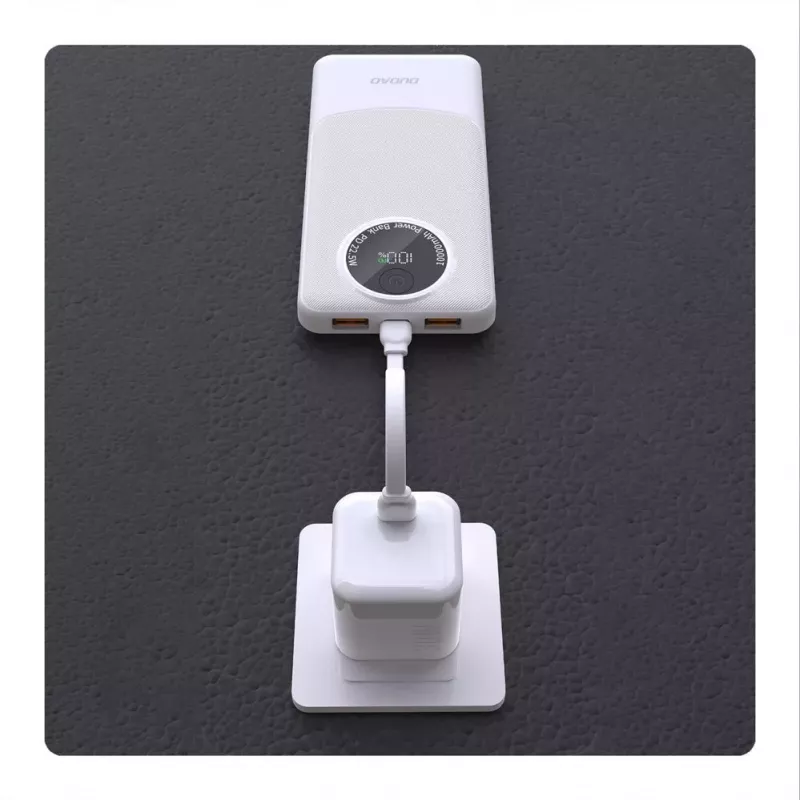Dudao K12Pro Power Bank 20000mAh 22,5W PD USB-A USB-C Branco