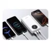 Dudao K12Pro Power Bank 20000mAh 22,5W PD USB-A USB-C Branco