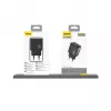 Dudao A26T Carregador GaN 25W USB-A, USB-C - Preto