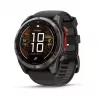 Garmin fenix 8 Pro 51 mm MicroLED Sapphire Carbon Grey DLC Titanium com bracelete de silicone preta/pebble grey
