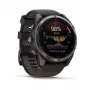Garmin fenix 8 Pro 51 mm MicroLED Sapphire Carbon Grey DLC Titanium com bracelete de silicone preta/pebble grey
