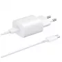 Samsung carregador de viagem 25W + cabo de dados USB-C/USB-C branco (OOB Bulk)