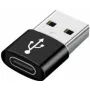 Adaptador Gembird Cablexpert USB 2.0 USB-A macho para USB-C fêmea preto