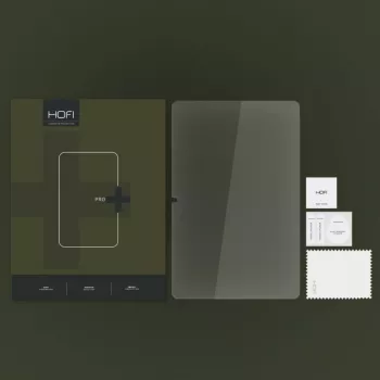 Protetor de ecrã em vidro temperado Hofi Glass Pro+ para Samsung Galaxy Tab S9 FE 10,9 polegadas X510/X516B - moldura preta