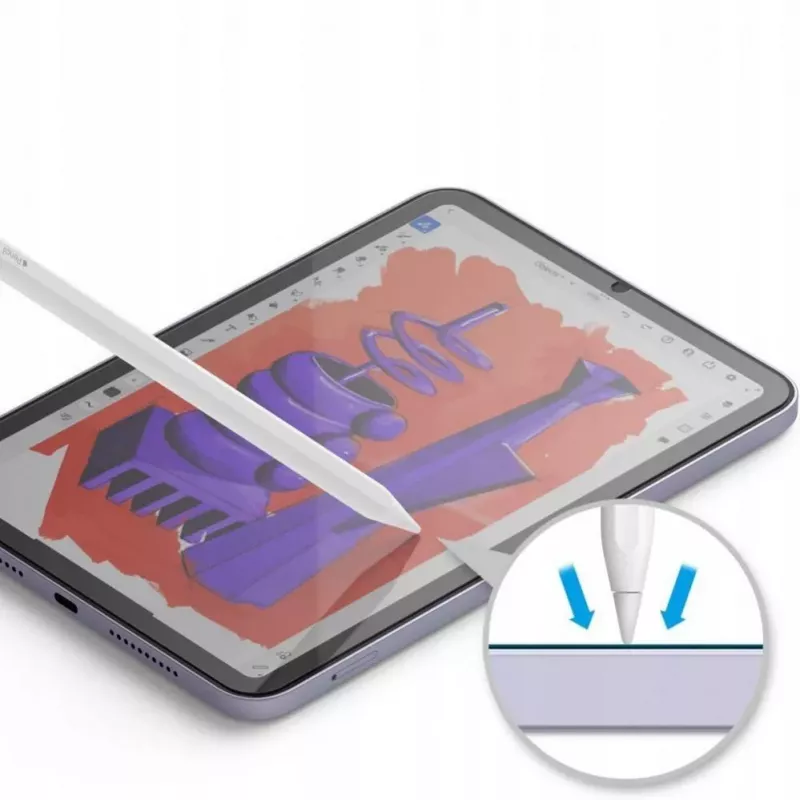 Protetor de ecrã em vidro temperado Hofi Glass Pro+ para Samsung Galaxy Tab S9 FE 10,9 polegadas X510/X516B - moldura preta