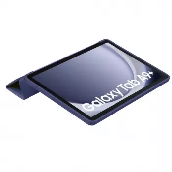 Capa Tech-Protect Samsung Galaxy Tab A9 Plus 11 polegadas X210 / X215 / X216 SmartCase azul-marinho