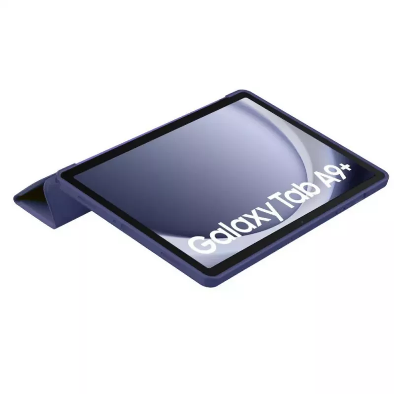 Capa Tech-Protect Samsung Galaxy Tab A9 Plus 11 polegadas X210 / X215 / X216 SmartCase azul-marinho