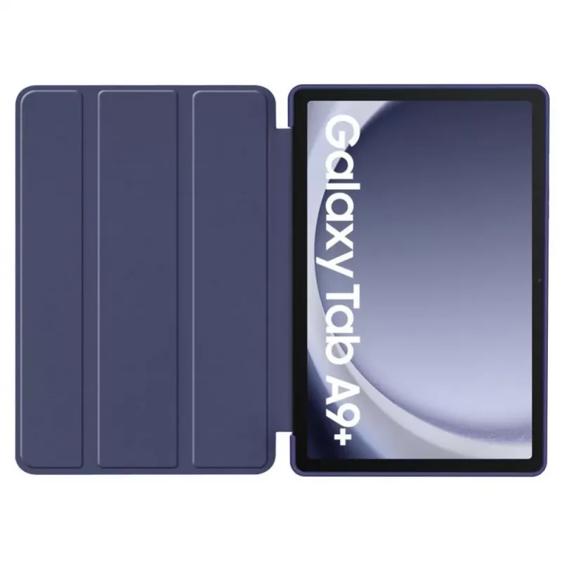 Capa Tech-Protect Samsung Galaxy Tab A9 Plus 11 polegadas X210 / X215 / X216 SmartCase azul-marinho