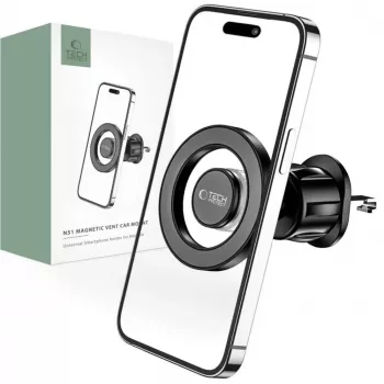 Suporte magnético para automóvel TECH-PROTECT N51 MagSafe para saída de ar preto
