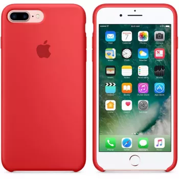 Capa em pele Apple para iPhone 7 Plus (PRODUCT)RED MMYK2ZM/A