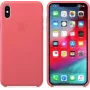 Capa em pele Apple para iPhone XS Max MTEX2ZM/A rosa peónia