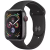 Apple Watch Series 4 40mm caixa em alumínio com bracelete desportiva cinzento sideral alumínio preto
