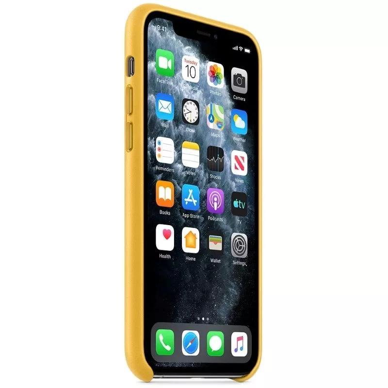 Capa em pele Apple para iPhone 11 Pro MWYA2ZM/A Meyer Lemon