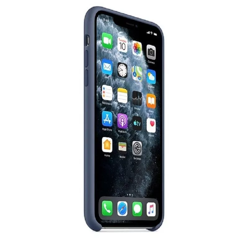 Capa em silicone Apple para iPhone 11 Pro Max MX032ZM/A azul Alasca