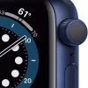 Apple Watch Series 6 GPS, 40mm caixa em alumínio com bracelete desportiva Deep Navy azul