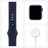 Apple Watch Series 6 GPS, 40mm caixa em alumínio com bracelete desportiva Deep Navy azul