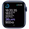 Apple Watch Series 6 GPS, 44mm caixa em alumínio com bracelete desportiva Deep Navy