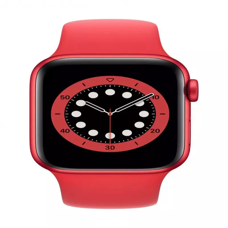Apple Watch Series 6 GPS 44mm caixa em alumínio PRODUCT (RED) com bracelete desportiva - Regular vermelha