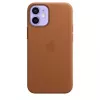 Capa em pele Apple com MagSafe para iPhone 12 mini California Poppy