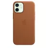 Capa em pele Apple com MagSafe para iPhone 12 mini California Poppy