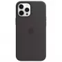 Capa em silicone Apple com MagSafe para iPhone 12 Pro Max 6,7 polegadas - preta (MHLG3ZE/A)