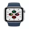 Apple Watch SE GPS 44mm caixa de alumínio prateada com Sport Band Abyss Blue