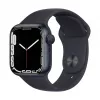 Apple Watch Series 7 GPS, 41mm caixa em alumínio Midnight com bracelete desportiva - Regular Midnight