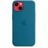 Capa em silicone Apple para iPhone 13 com MagSafe Blauhäher