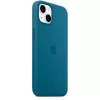 Capa em silicone Apple para iPhone 13 com MagSafe Blauhäher