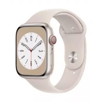 Apple Watch Series 8 GPS 45mm Caixa de Alumínio com Bracelete Sport Starlight