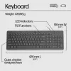 Conjunto de Rato e Teclado com Fio HP 150 - Preto - QWERTY Inglês Layout US