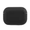 Capa BMW AirPods Pro em pele genuína com logótipo prateado preta