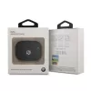 Capa BMW AirPods Pro em pele genuína com logótipo prateado preta