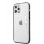 AMG Apple iPhone 12/12 Pro 6,1 polegadas Capa Metallic Black Edges Transparente