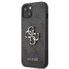 Guess GUHCP13M4GMGGR iPhone 13 / 14 / 15 6,1 Capa Rígida com Fecho Cinzenta