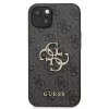 Guess GUHCP13M4GMGGR iPhone 13 / 14 / 15 6,1 Capa Rígida com Fecho Cinzenta