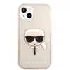 Karl Lagerfeld Apple iPhone 13 TPU Full Glitter Head Case dourada