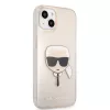 Karl Lagerfeld Apple iPhone 13 TPU Full Glitter Head Case dourada