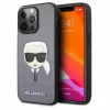 Karl Lagerfeld Apple iPhone 13 Pro Saffiano Karl Head Case prateada