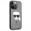Karl Lagerfeld Apple iPhone 13 Pro Saffiano Karl Head Case prateada