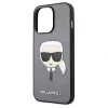 Karl Lagerfeld Apple iPhone 13 Pro Saffiano Karl Head Case prateada