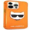 Karl Lagerfeld Apple iPhone 13 Pro Fluo TPU Choupette Head Case laranja