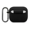 Lacoste Apple AirPods 3 Capa de silicone líquido com logótipo impresso brilhante preta